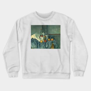 The Peppermint Bottle by Paul Cezanne Crewneck Sweatshirt